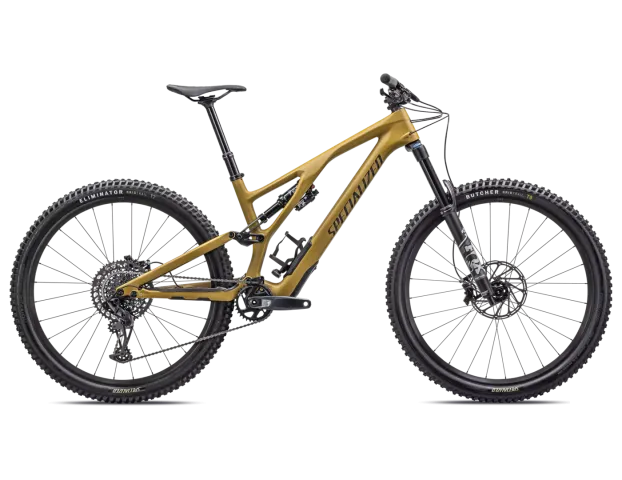 Specialized Stumpjumper EVO COMP custom build - S3, SATIN HARVEST GOLD / MIDNIGHT SHADOW, 2024 TESTBIKE