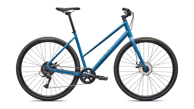 Specialized SIRRUS X 1.0 STEP THROUGH - S, Satin szürke Kék / Cast Kék Metallic Frost Reflective, 2026 