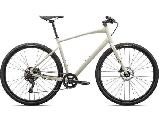 Specialized Sirrus X 2.0 -M,SATIN BIRCH / SATIN REFLECTIVE WHITE, 2024