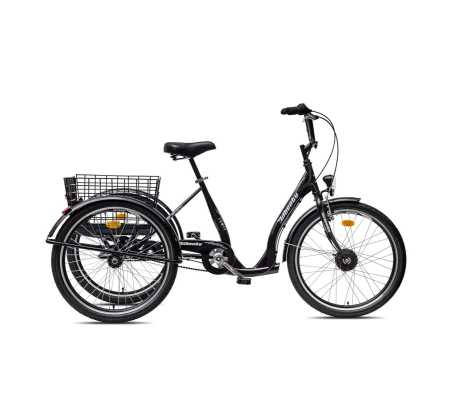 LIBERTY COMFY e-tricycle 24" 3spd, anthracite, 2026