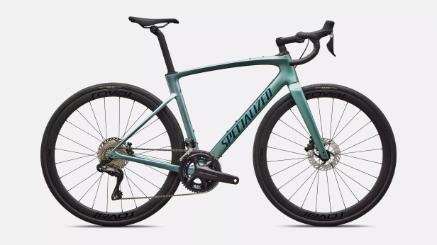Specialized Roubaix SL8 Expert - L/56, Gloss Fjord Metallic/white Pearl Fade/emerald Metallic, 2026