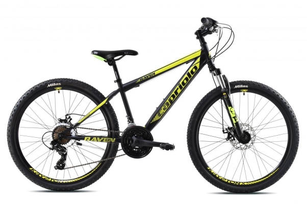 Capriolo Raven 26" - S, 26 fekete-neón sárga, 2021